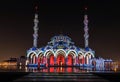 Sharjah Light Festival and Laser Show at Sharjah Mosque in Sharjah University City, Sharjah, United Arab Emirates