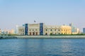 SHARJAH, UAE, OCTOBER 24, 2016: View of the Al Majaz amphitheater situated on an artificial island in Sharjah, UAE