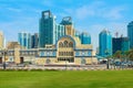 Sharjah, United Arab Emirates. The Central Souq or Blue, Gold Souq - market in Sharjah.