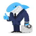 Shark business keeps suitcase in handcuffs