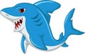 Shark cartoon isolated