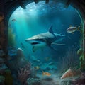 Shark Habitats. Generative AI