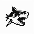 Shark Head Vector Design: High Quality Print Illustration Royalty Free Stock Photo