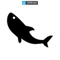 Shark icon or logo isolated sign symbol vector illustration Royalty Free Stock Photo