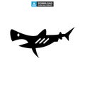 Shark icon or logo isolated sign symbol vector illustration Royalty Free Stock Photo