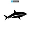 Shark icon or logo isolated sign symbol vector illustration Royalty Free Stock Photo