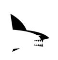 Shark icon vector illustration