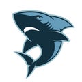 Shark logo mascot Royalty Free Stock Photo