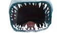 Shark mouth Royalty Free Stock Photo