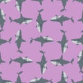 Shark pixel art pattern. Marine predator 8 bit background. graphics old game texture