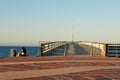 The Shark Rock Pier closed due to Covid-19 (coronavirus) government restrictions