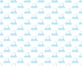 Shark seamless pattern, Hand drawn sketched doodle shark, vector illustration Royalty Free Stock Photo