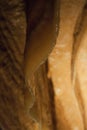 Shark Tooth Stalactite Glowing in Cavern Royalty Free Stock Photo