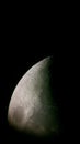 sharkfin moon Royalty Free Stock Photo