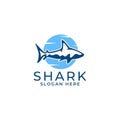 Sharks logo design Royalty Free Stock Photo