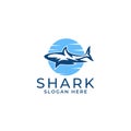 Sharks logo design Royalty Free Stock Photo