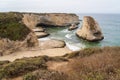 Sharktooth Cove in Santa Cruz, California Royalty Free Stock Photo