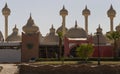 Sharm El Sheikh, downtown. Sinai, Egypt. East Bazaar with minarets,