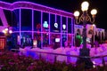 Pangaea Night Club and Ice Bar in shopping and entertainment complex of Soho Square in evening, Sharm El Sheikh, Egypt