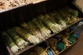 Sharm El Sheikh, Egypt - November 20, 2021: Egyptian dried herbal tea