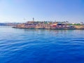 Sharm El Sheikh, Egypt - September 9, 2020: The view of hotel Jaz Fanara Resort 4 at Sharm El Sheikh