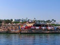 Sharm El Sheikh, Egypt - September 9, 2020: The view of hotel Jaz Fanara Resort 4 at Sharm El Sheikh