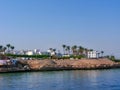 Sharm El Sheikh, Egypt - September 9, 2020: The view of hotel Jaz Fanara Resort 4 at Sharm El Sheikh