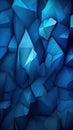 Sharp Angles in Indigo and Dark Blue: An Abstract Background in the Style of Dark Gray and Teal .