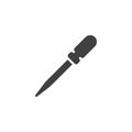 Sharp Awl Tool vector icon Royalty Free Stock Photo