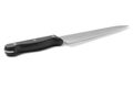 Sharp chef`s knife with black handle isolated Royalty Free Stock Photo