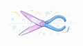 Sharp Cut Line Icon for Precise Scissor Cuts - Professional Guidance Tool