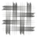 Sharp grid pattern. Abstract intersecting lines. Geometric black structure. Digital wireframe effect.