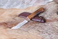 Sharp hunting knife