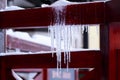 Melting sharp icicles