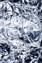 Sharp Jagged Metal Shiny Foil Reflactive Silver Background Royalty Free Stock Photo