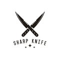 sharp knife logo design inspiration
