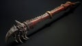 Macabre Fantasy Spiked Weapon With Zigzag Design
