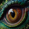 sharp magnifying animals eye microscopic crystal clear dinosaurs eyes illustration dragon eye Close Up Green Tyrannosaurus Rex Eye