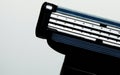 Sharp Metal Razor Blade Shaving Machine Royalty Free Stock Photo
