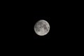 Sharp moon photo shoot at midnight