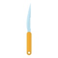 Sharp narrow knife icon, cartoon style Royalty Free Stock Photo