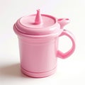 Sharp Picture of a Photo Sippycup, Isolated on a White Background Royalty Free Stock Photo