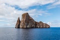 Sharp rock or islet called LeÃÂ³n Dormido Royalty Free Stock Photo