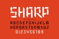 Sharp style font