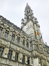 Sharp texture of the Brussels Grand Place.