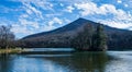 Sharp Top Mountain and Abbott Lake Royalty Free Stock Photo