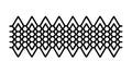 Sharp Zigzag Geometric Pattern, Dynamic Repeating Lines, vector design Generative AI Royalty Free Stock Photo
