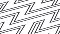 Sharp Zigzag Line Pattern, Abstract Geometric Background, Dynamic Modern Design, vector design Generative AI Royalty Free Stock Photo