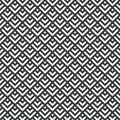 Sharp zigzag seamless abstract pattern monochrome or two colors Royalty Free Stock Photo