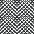 Sharp zigzag seamless abstract pattern monochrome or two colors Royalty Free Stock Photo